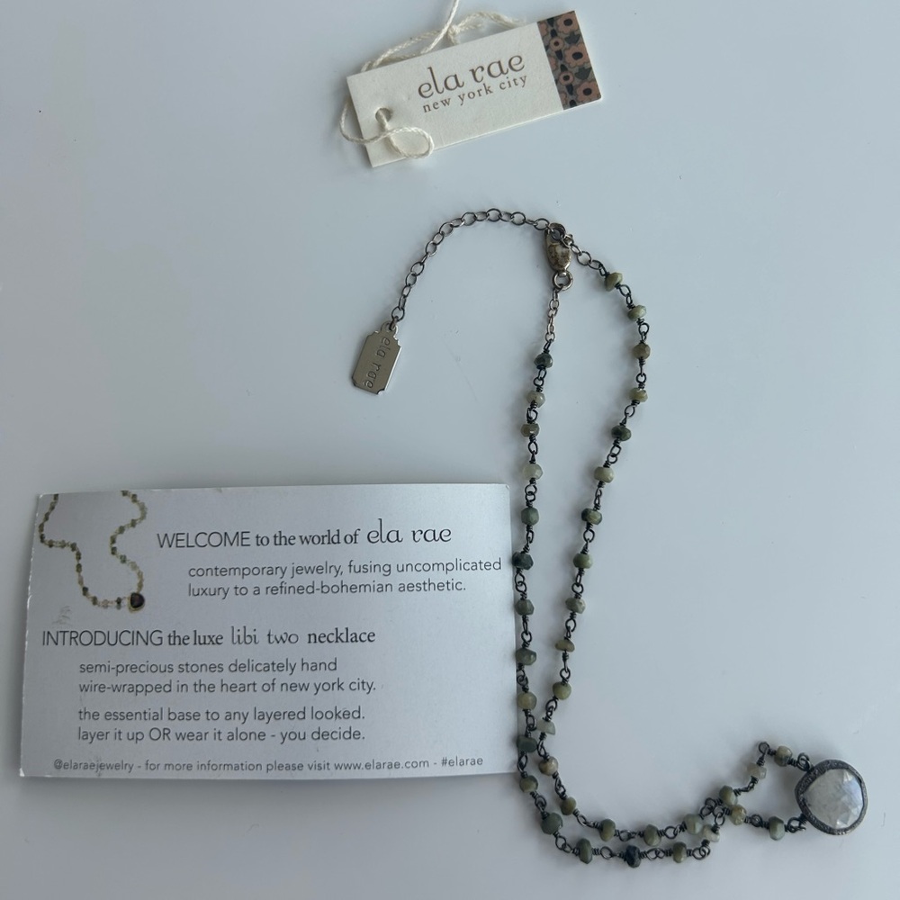 Ela Rae choker with moonstone